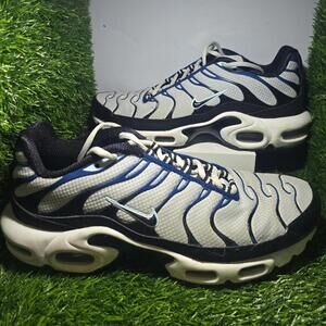 Nike Air Max Plus Pure Platinum-Black-Court Blue Sz 8.5 Mens [FN6949-001]